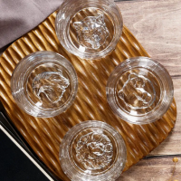 GL012 Набор из 4х стаканов для виски 300мл, GLASSERIE, серия SPIRIT OF ANIMALS 