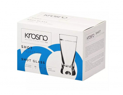 KRO-F578374005040000-6 Стопки 50мл, набор 6 штук, Krosno, серия Шот 