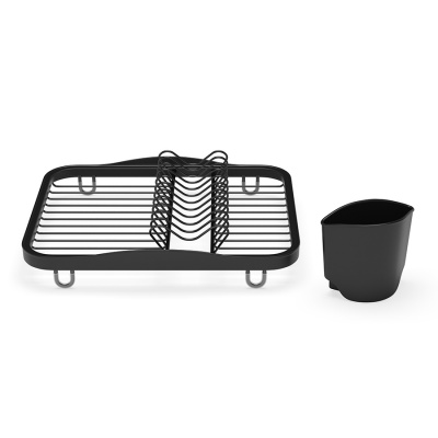 330065-040 Сушилка для посуды Sinkin, 28*14*35,5 см, черная