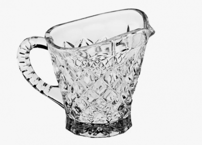 990/30400/0/14100/012-109 Молочник хрустальный 120 мл Crystal BOHEMIA, серия "Diamond"