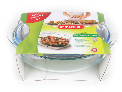 459AA Утятница стеклянная 4л PYREX, серия ESSENTIALS 