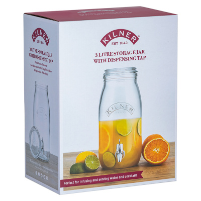 k_0025.008v Диспенсер-лимонадница для напитков 3 л  Kilner