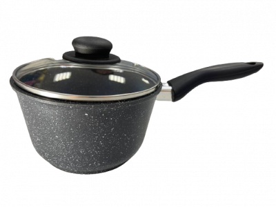 ОВТ-150КО Ковш 1,5л 18см, с крышкой, литой алюминий, PanMaster 
