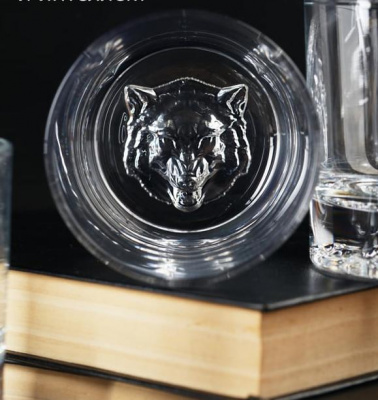 GL012 Набор из 4х стаканов для виски 300мл, GLASSERIE, серия SPIRIT OF ANIMALS 
