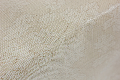 15795 Клеенка Lace Print, 137 см, YD-B1632C, бежевая