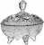 990/51938/00001/190 Доза хрустальная 19см на ножке с крышкой Crystal BOHEMIA, серия PINWHEEL 990/51938/00001/190 Доза хрустальная 19см на ножке с крышкой Crystal BOHEMIA, серия PINWHEEL