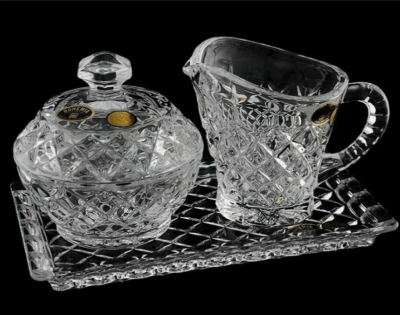 990/30400/0/14100/012-109 Молочник хрустальный 120 мл Crystal BOHEMIA, серия "Diamond"