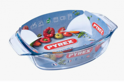 411B000/7046 Форма стеклянная 35*24см для запекания  Pyrex, серия IRRESISTIBLE  
