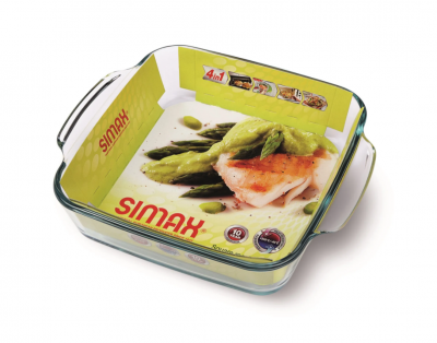 7286 Лоток квадратный с ручками, 1,6 л Simax