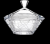 5К806/107313/185 Конфетница с крышкой 18,5см, Crystalite Bohemia, декор Луна 