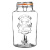 K_0025.405V Диспенсер-лимонадница для напитков 5л Kilner, серия "Clip Top" K_0025.405V Диспенсер-лимонадница для напитков 5л Kilner, серия "Clip Top"