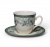 10-9911 Чайная пара: чашка 240мл с блюдцем 15,8см, Claytan, серия DIANA ROSE JADE GREEN 10-9911 Чайная пара: чашка 240мл с блюдцем 15,8см, Claytan, серия DIANA ROSE JADE GREEN