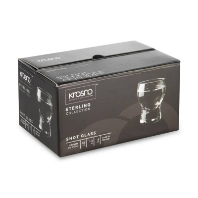 KRO-F68C041003501010-6 Стопки 35мл, набор 6 штук, Krosno, серия Стерлинг 
